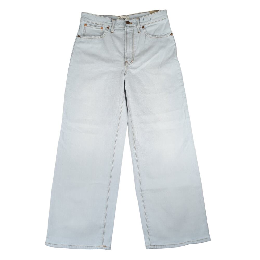 Madewell The Perfect Vintage Wide Leg Crop Jeans Women's Size 29 Light Wash - Picture 5 of 9